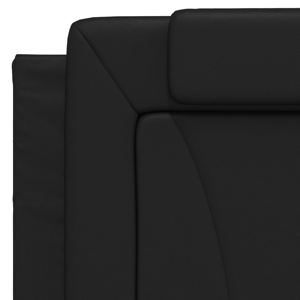 Headboard Cushion Black 39.4" Faux Leather