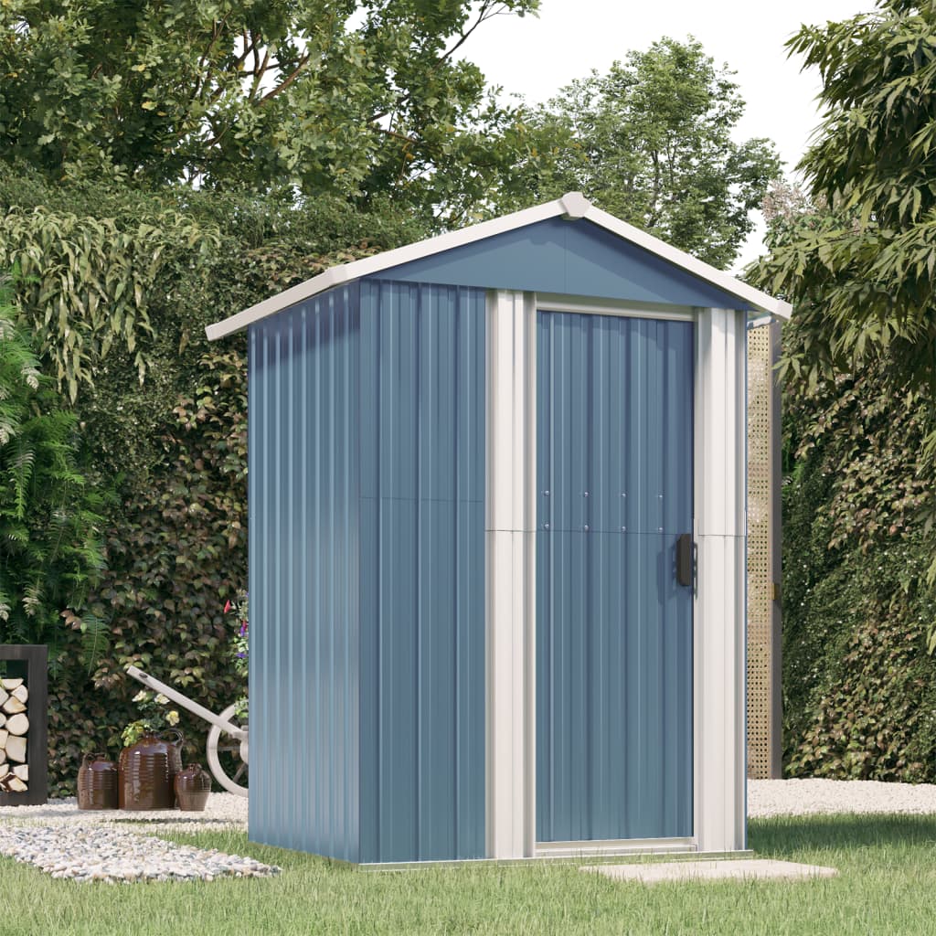 Garden Shed Green 49.6"x38.4"x69.7" Galvanized Steel