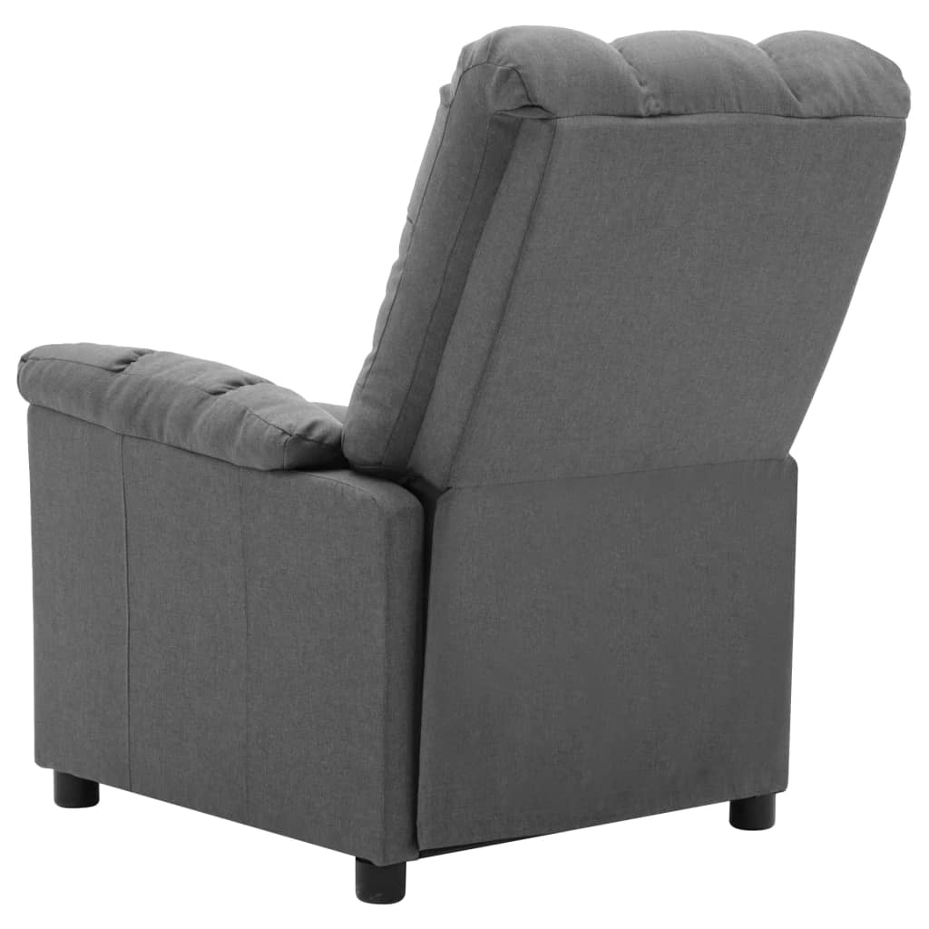 Recliner Light Gray Fabric