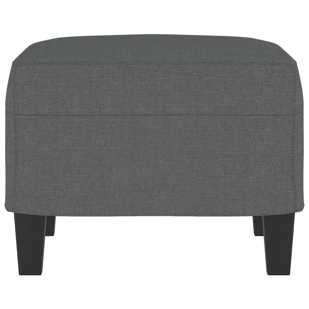 Footstool Dark Gray 23.6"x19.7"x16.1" Fabric