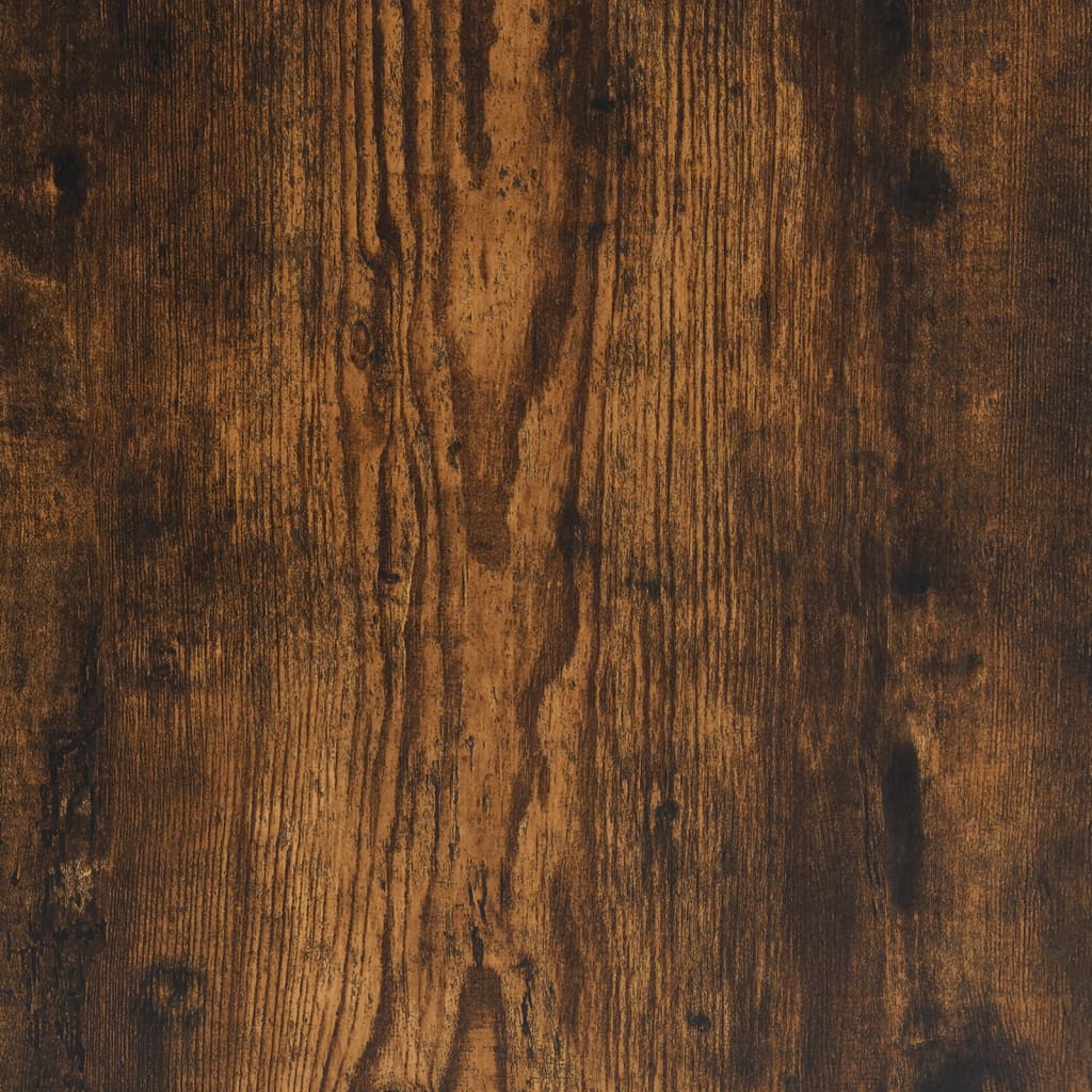 Bookshelf Smoked Oak 63"x11.2"x53.7" Engineered Wood