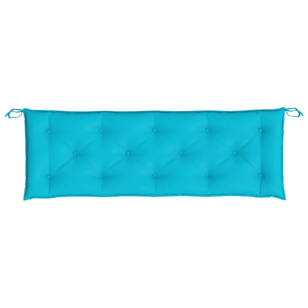 Garden Bench Cushions 2pcs Turquoise 59.1"x19.7"x2.8" Fabric