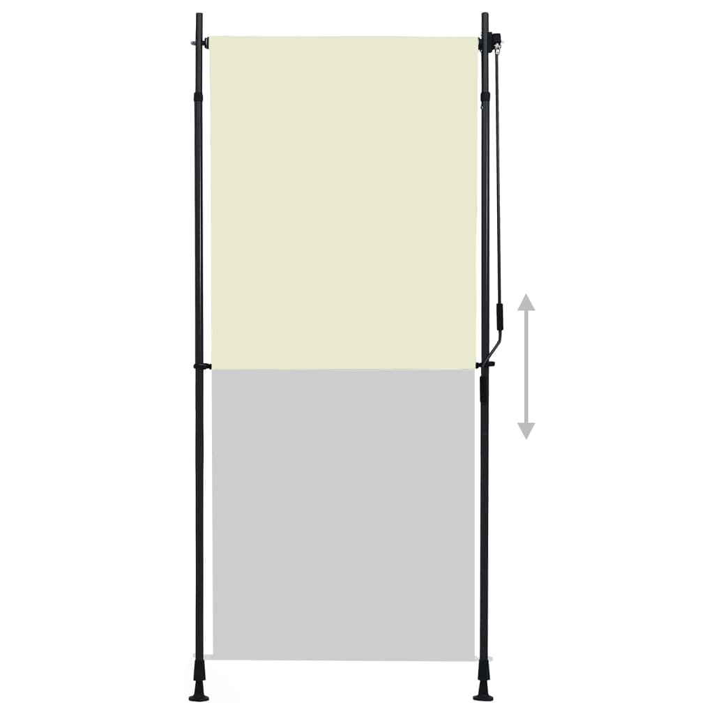 Outdoor Roller Blind 39.4"x106.3" Cream