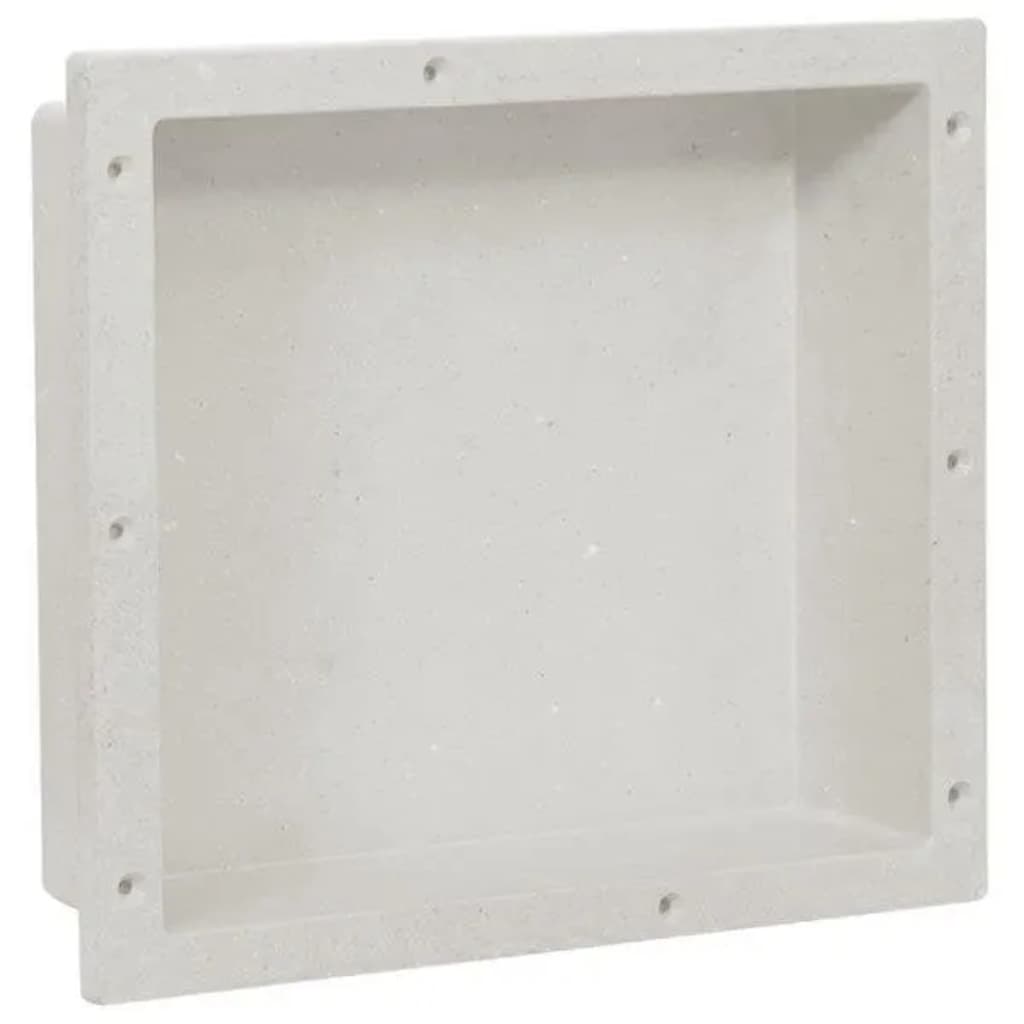 Shower Niche Matt White 16.1"x14.2"x3.9"