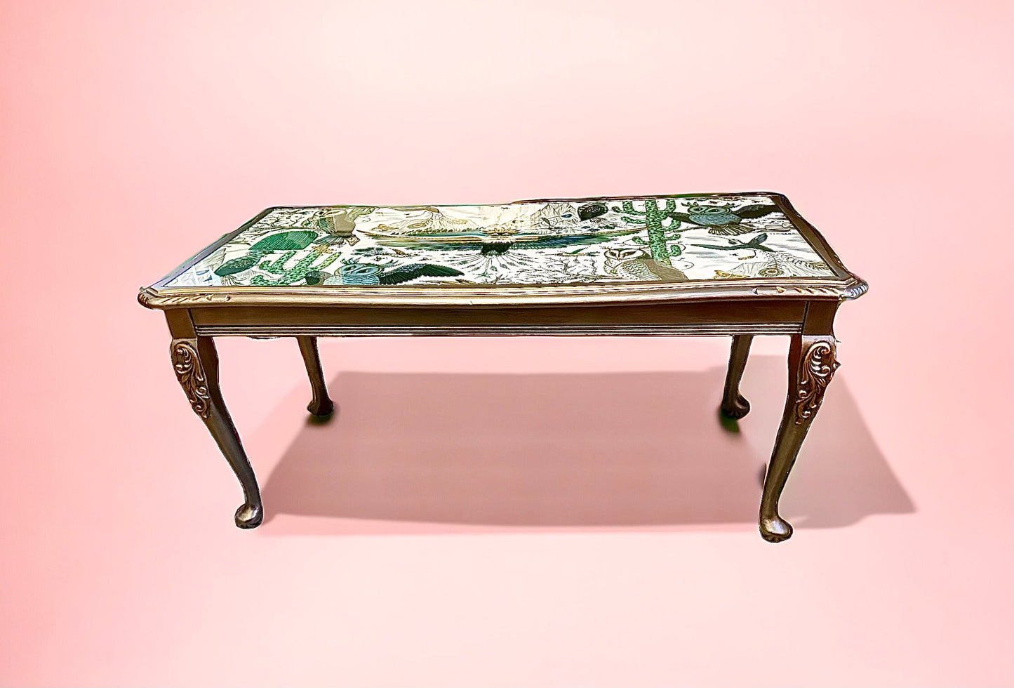 antique-wood-coffee-table At Willow and Wine USA!