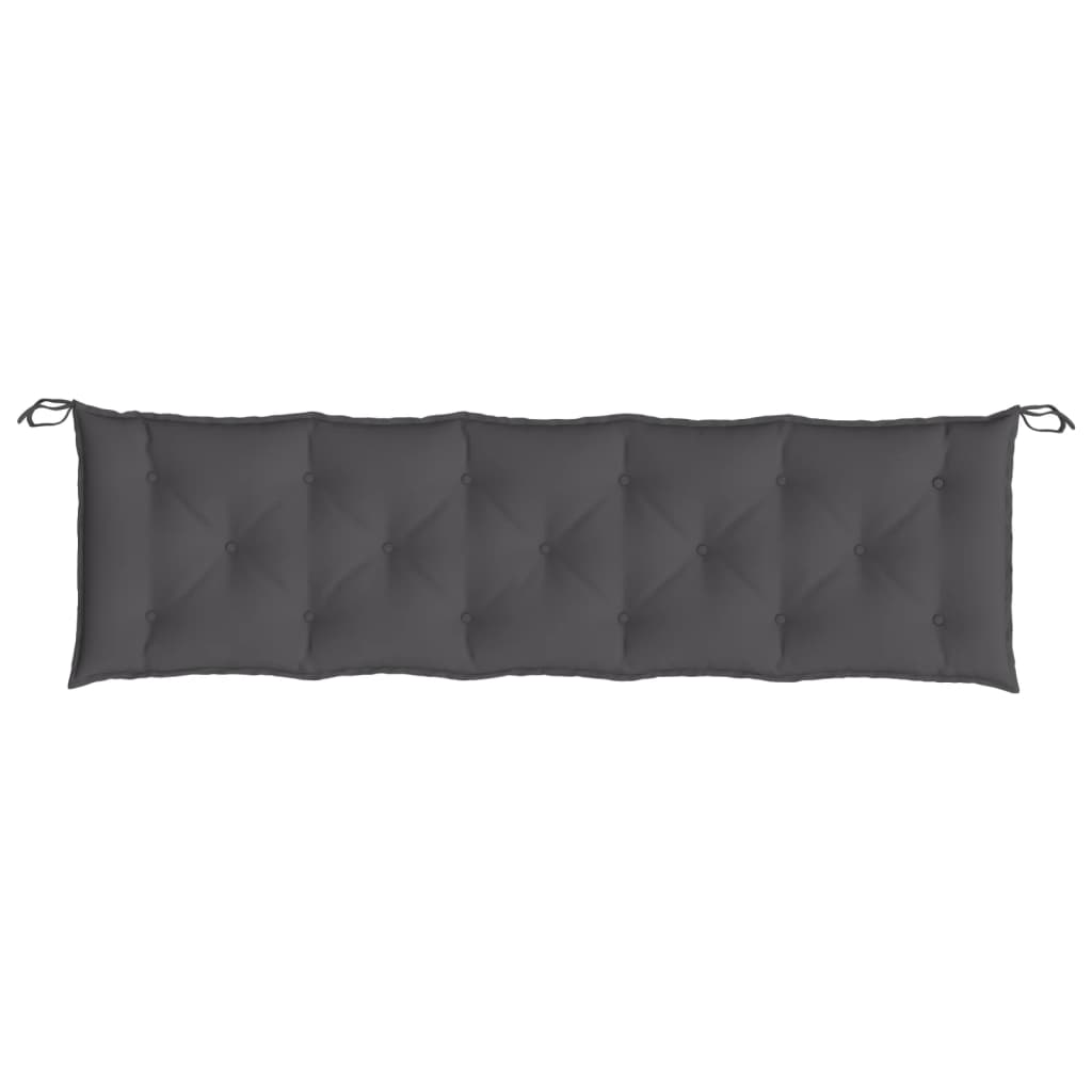 Garden Bench Cushions 2pcs Anthracite 70.9"x19.7"x2.8" Oxford Fabric