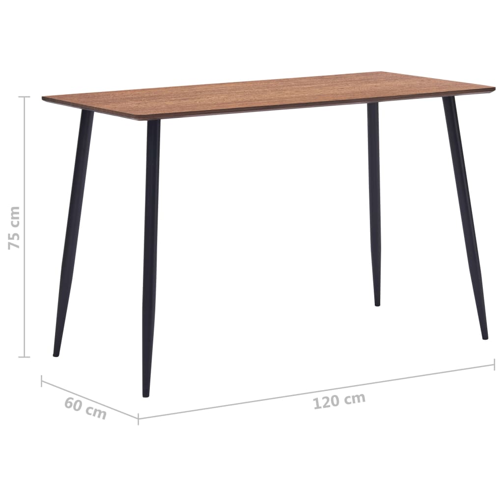 Dining Table Brown 47.2"x23.6"x29.5"