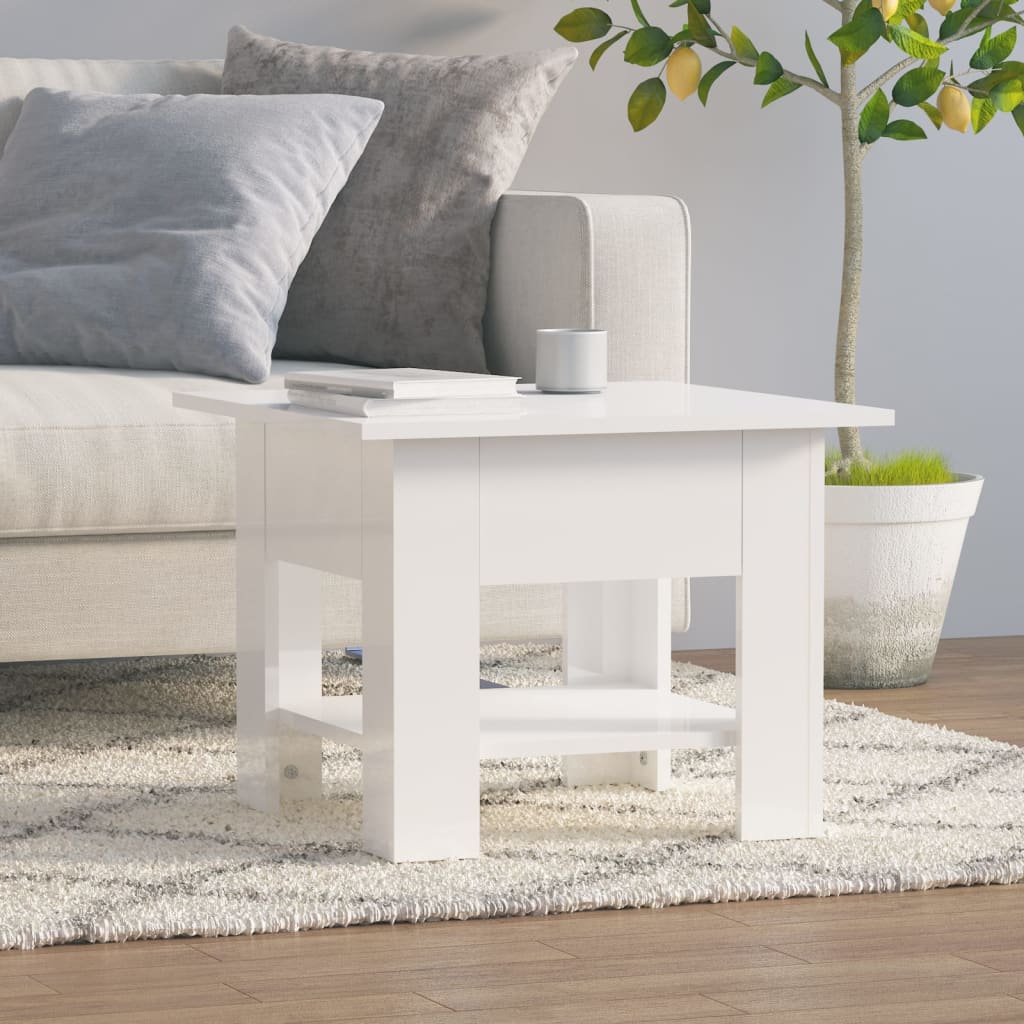 Coffee Table Gray Sonoma 21.7"x21.7"x16.5" Engineered Wood