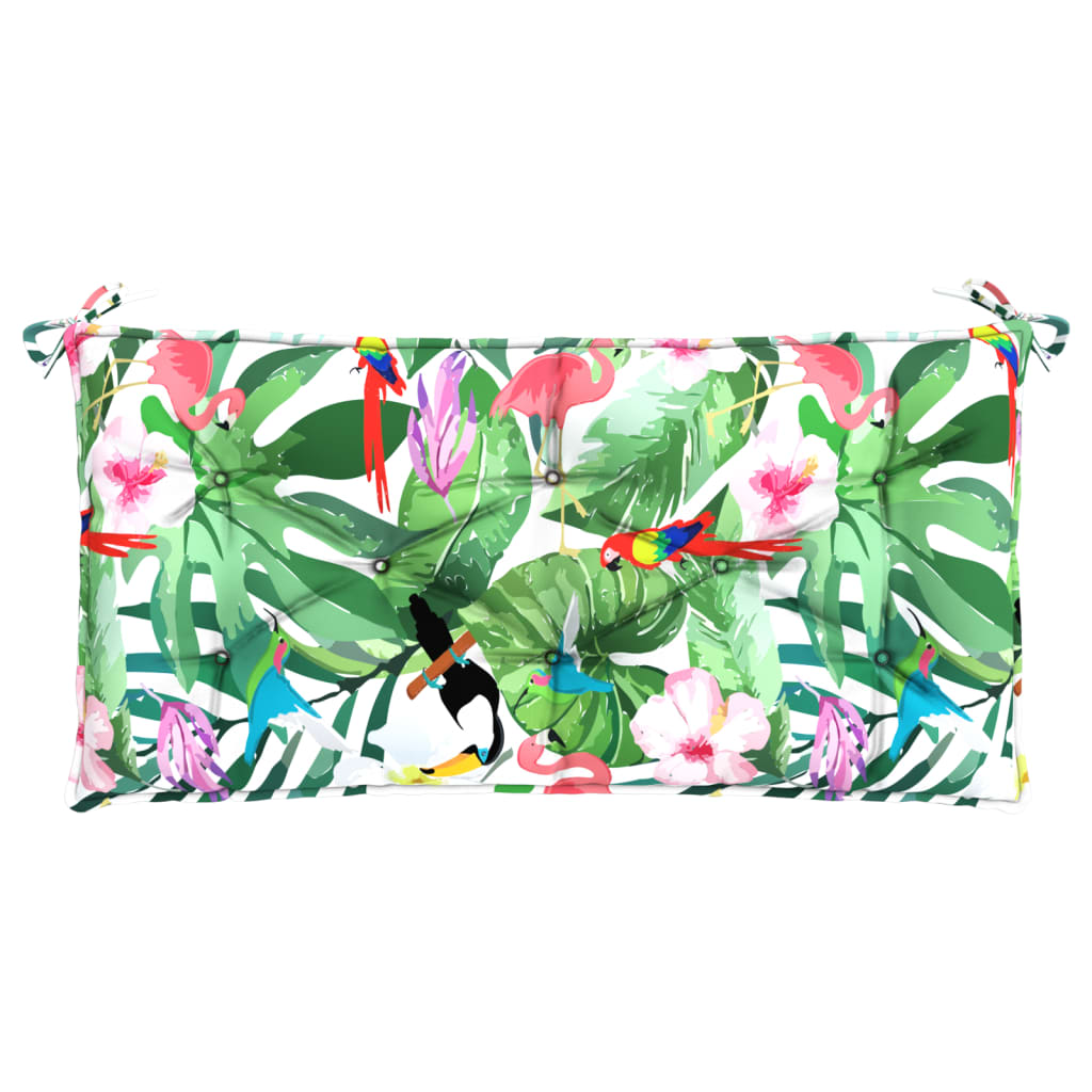 Garden Bench Cushions 2pcs Multicolor 39.4"x19.7"x2.8" Fabric