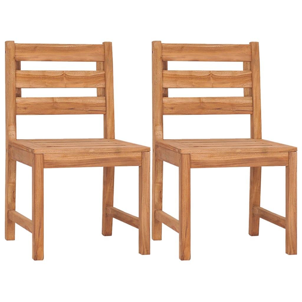 3 Piece Patio Dining Set Solid Wood Teak