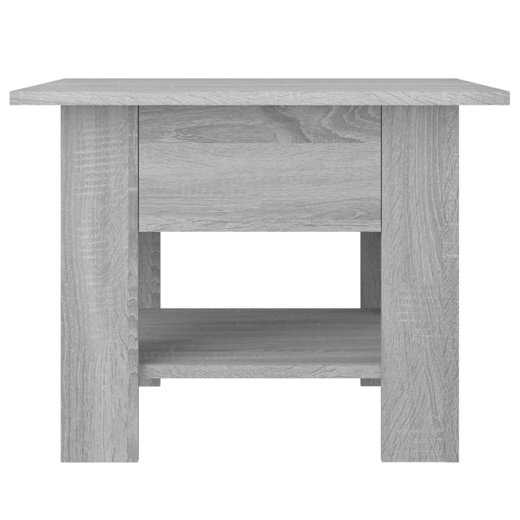 Coffee Table Gray Sonoma 21.7"x21.7"x16.5" Engineered Wood