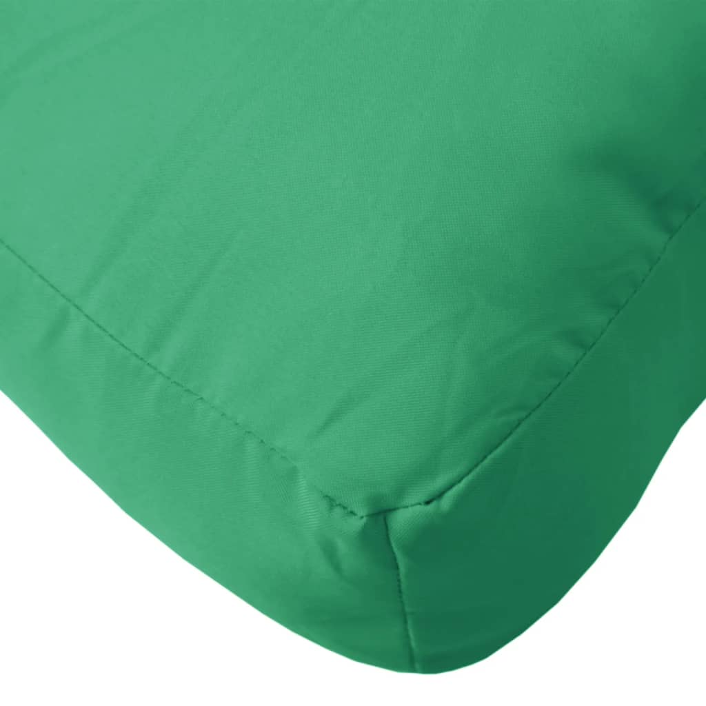 Pallet Cushion Green 23.6"x15.7"x4.7" Fabric