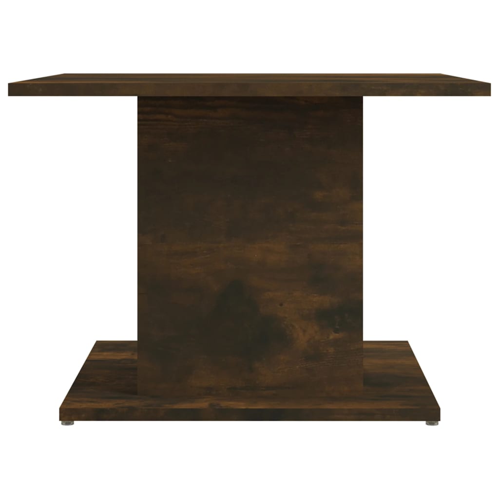 Coffee Table Smoked Oak 21.9"x21.9"x15.7" Engineered Wood