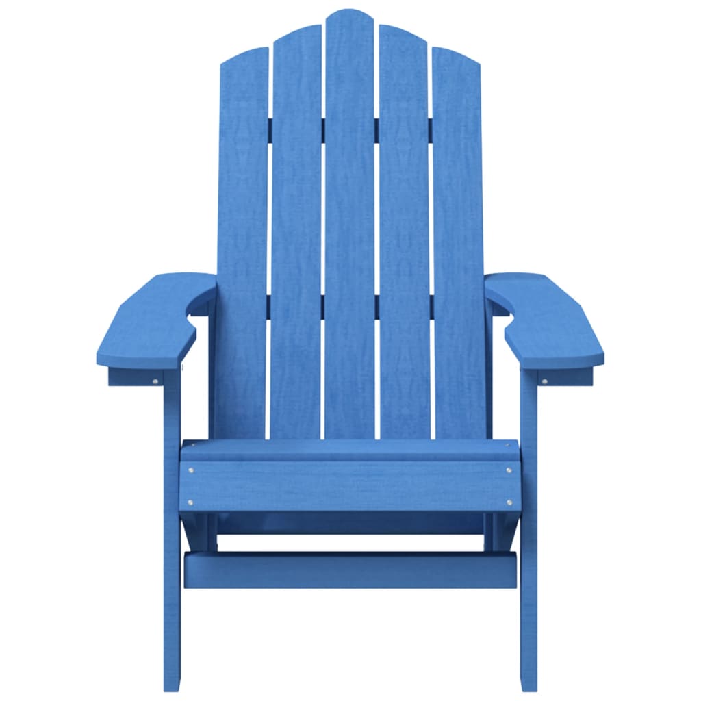 Patio Adirondack Chair HDPE Aqua Blue