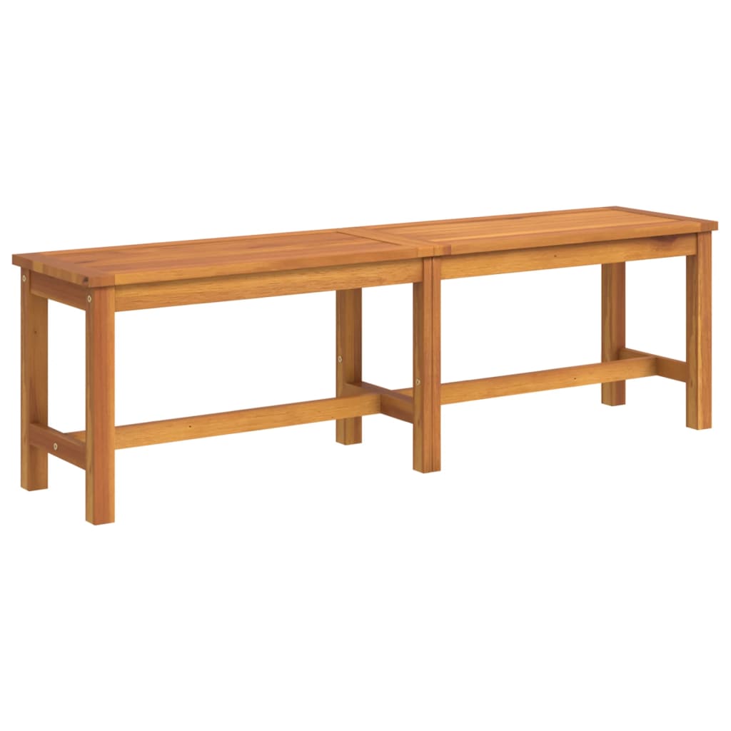 Patio Bench 59.1"x13.8"x17.7" Solid Wood Acacia