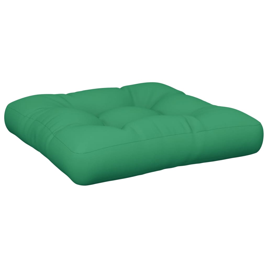 Pallet Cushion Green 19.7"x19.7"x4.7" Fabric