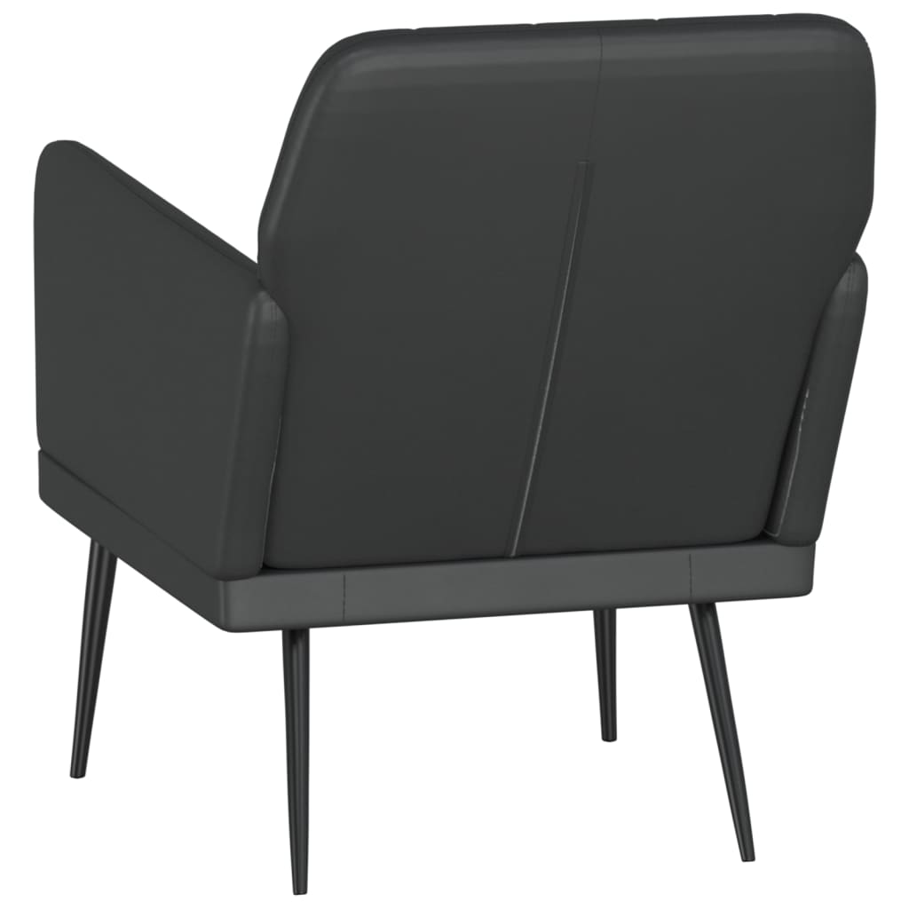 Armchair Black 24"x30.7"x31.5" Faux Leather