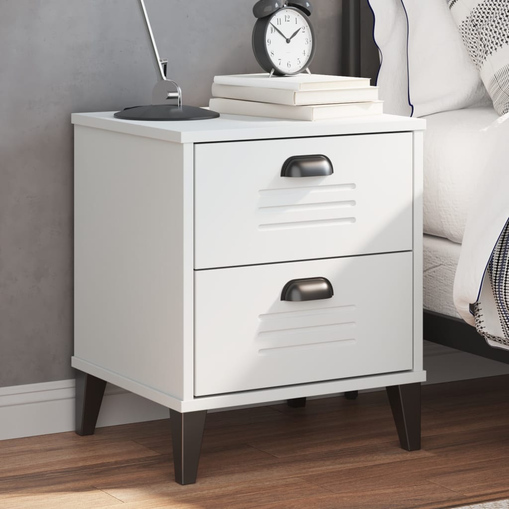 Bedside Cabinet VIKEN Black Engineered Wood