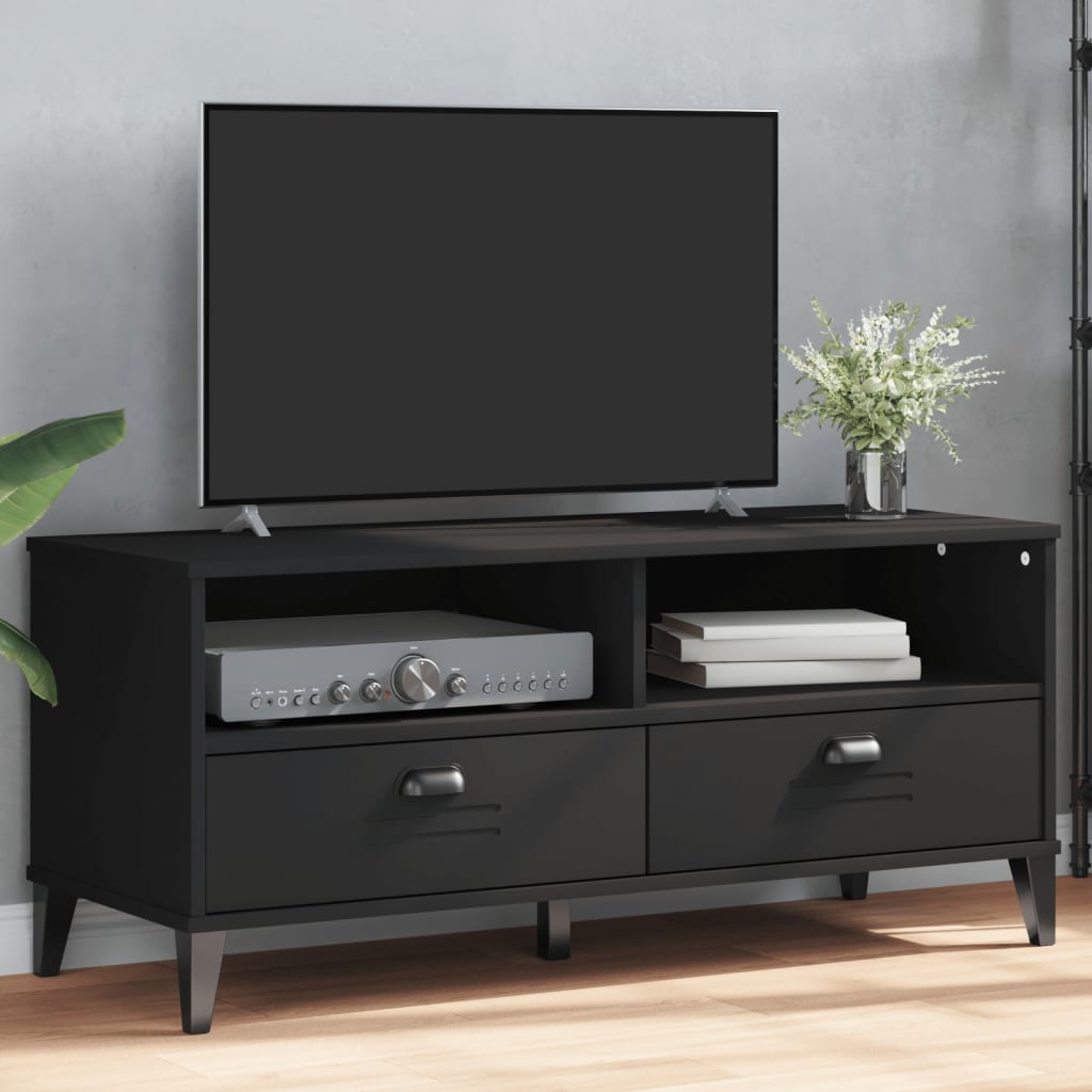 TV Stand VIKEN Anthracite Gray Engineered Wood