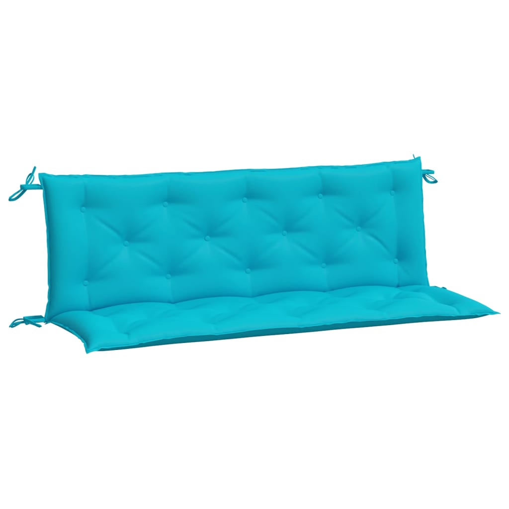 Garden Bench Cushions 2pcs Turquoise 59.1"x19.7"x2.8" Fabric