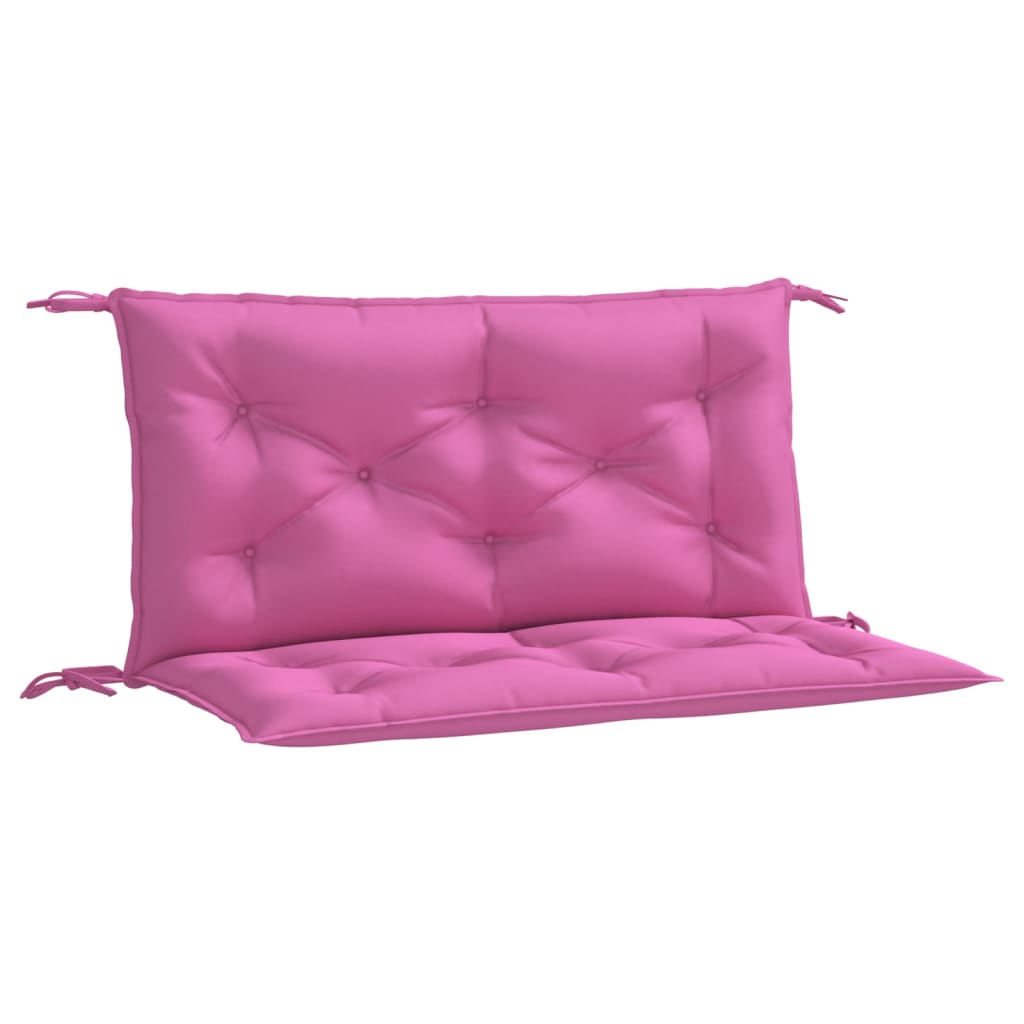 Garden Bench Cushions 2pcs Pink 39.4"x19.7"x2.8" Fabric