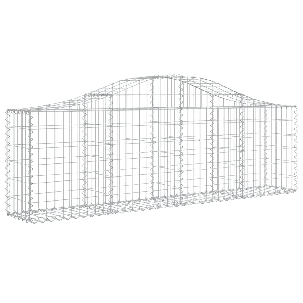 Arched Gabion Basket 78.7"x11.8"x23.6"/31.5" Galvanized Iron