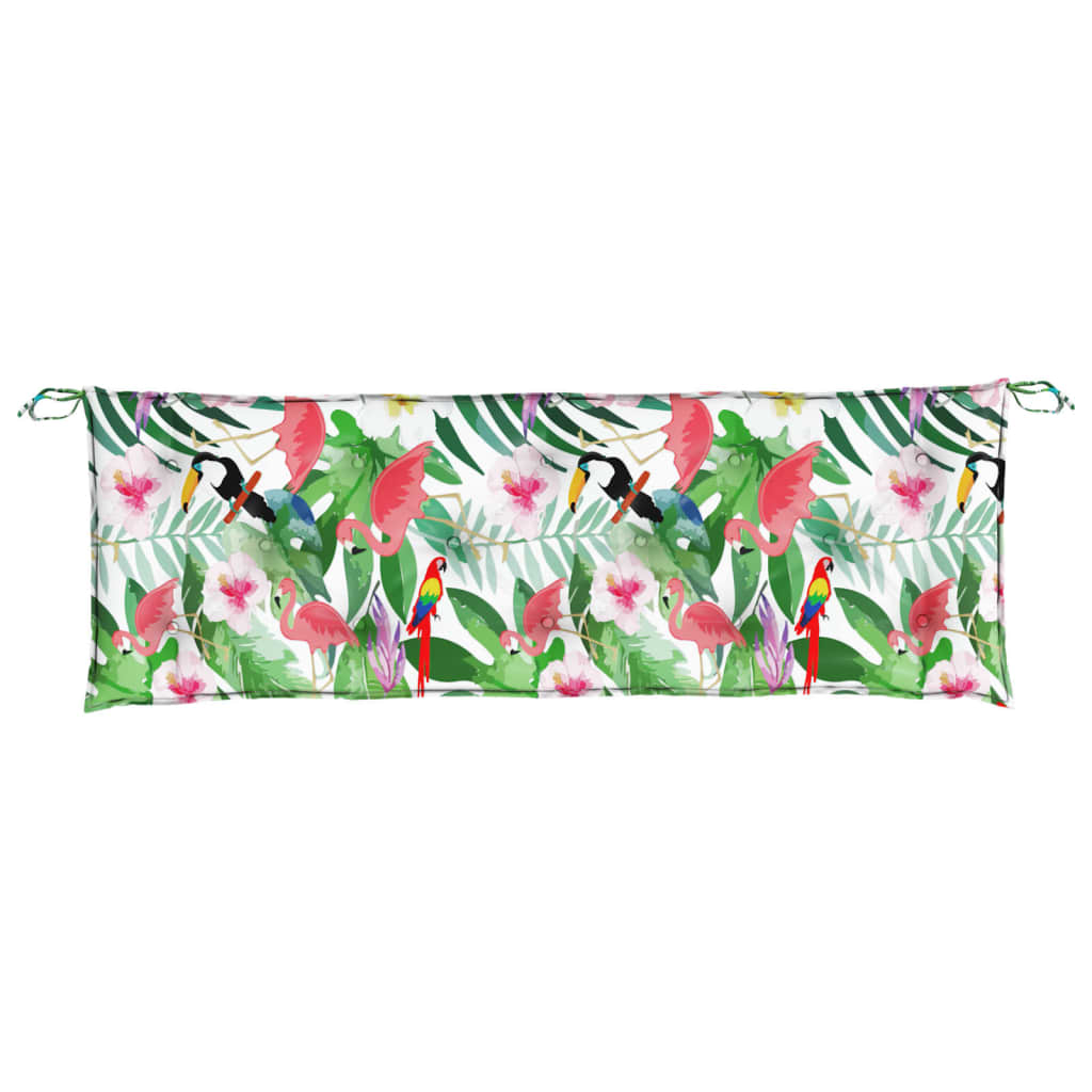 Garden Bench Cushions 2pcs Multicolor 59.1"x19.7"x2.8" Fabric