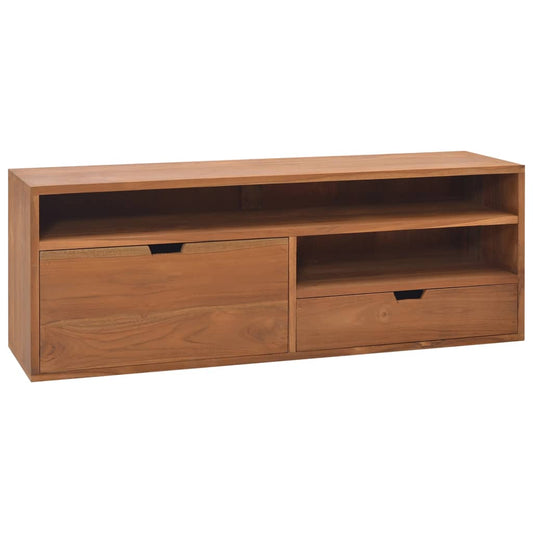 TV Stand 43.3"x11.8"x15.7" Solid Wood Teak