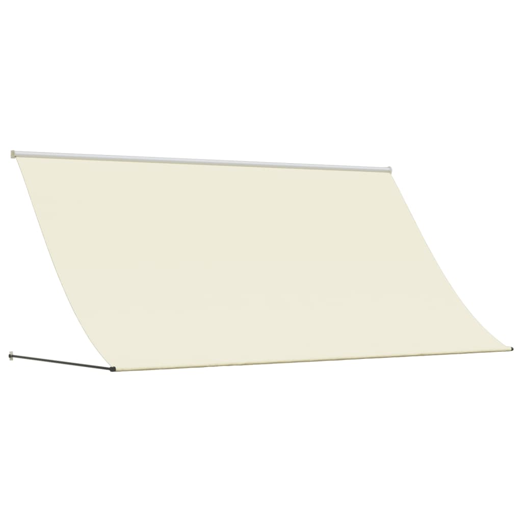 Retractable Awning Cream 118.1"x59.1" Fabric and Steel