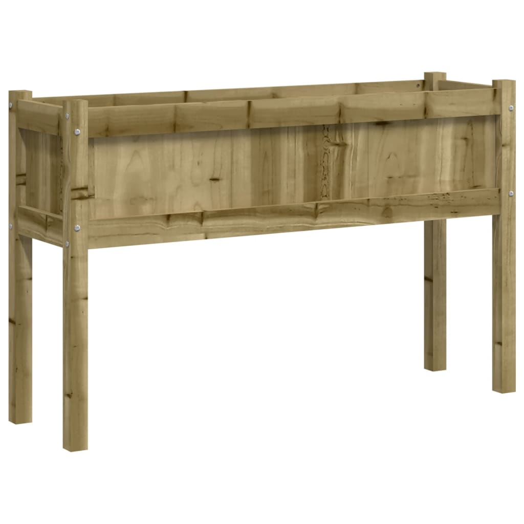 Garden Planter with Legs 43.3"x12.2"x27.6" Impregnated Wood Pine