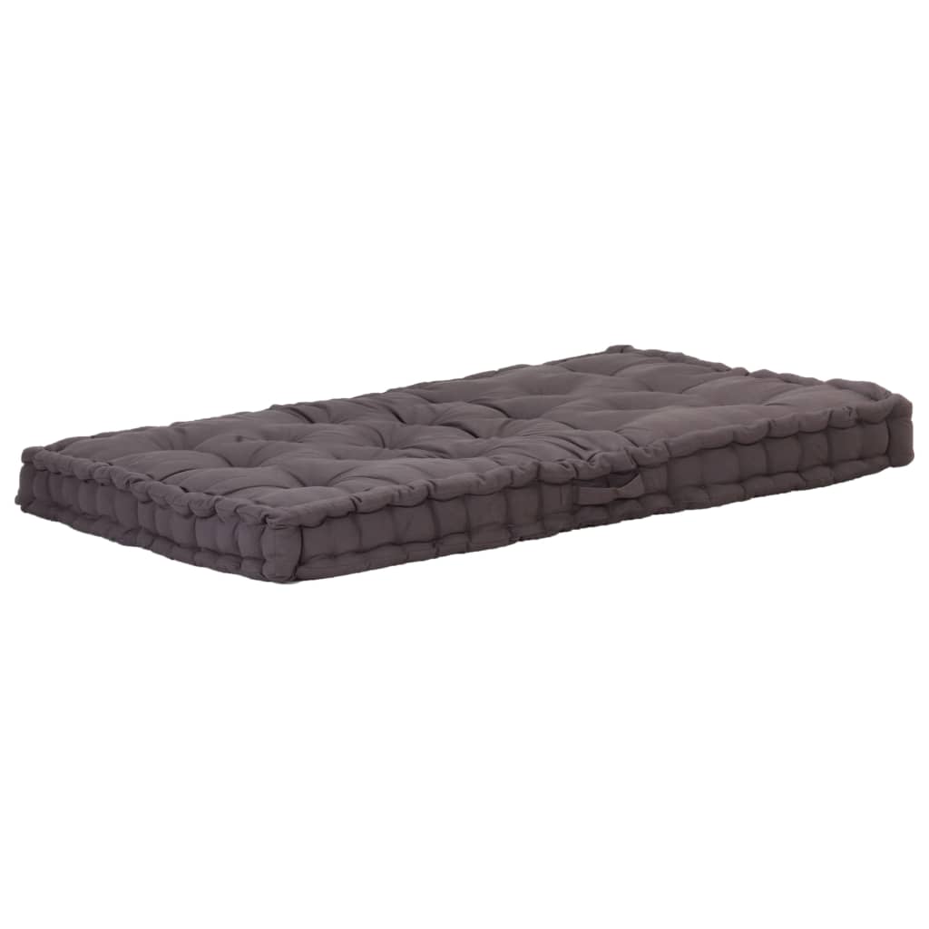 Pallet Floor Cushion Cotton 47.2"x31.5"x3.9" Anthracite