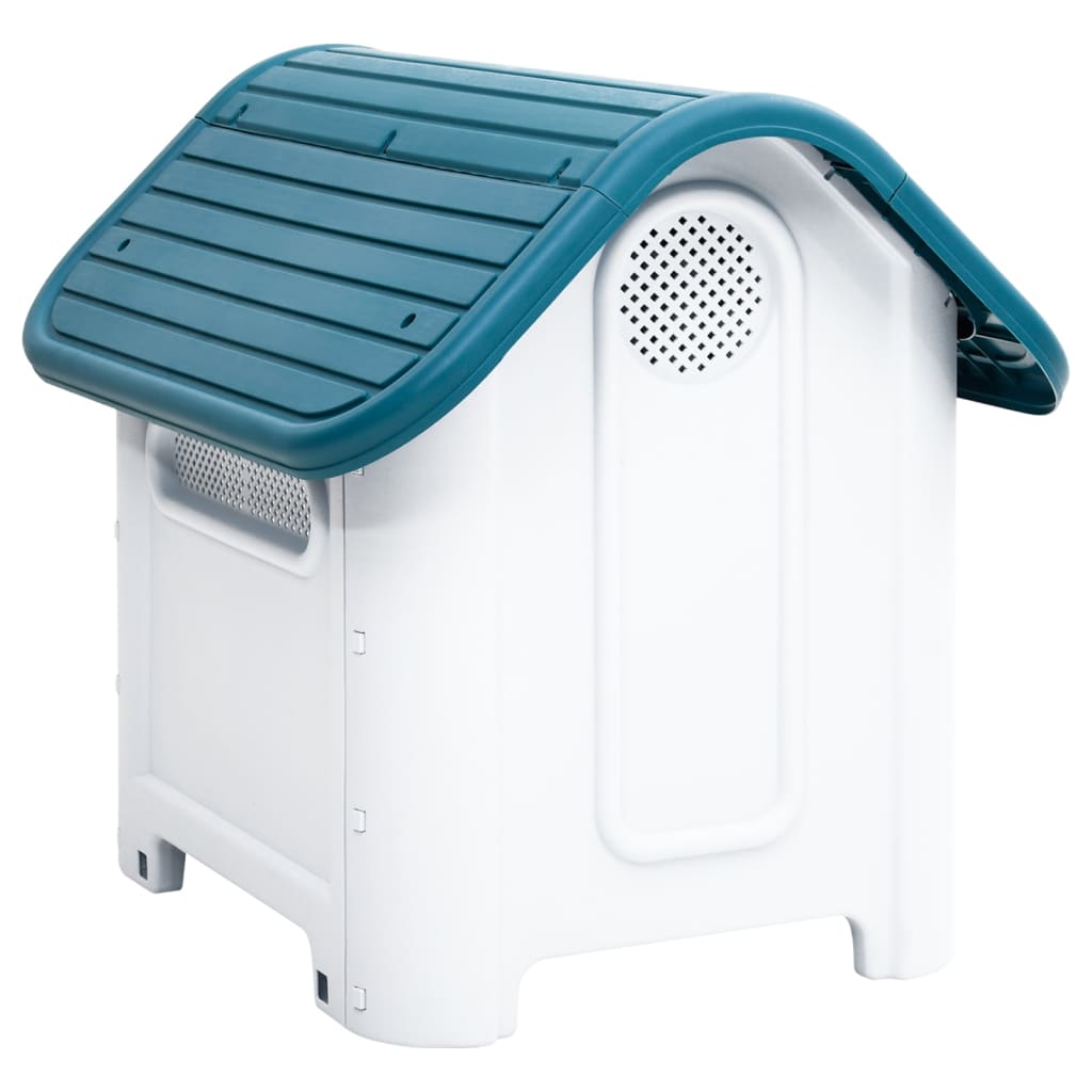 Dog House Blue 23.2"x29.5"x26" Polypropylene