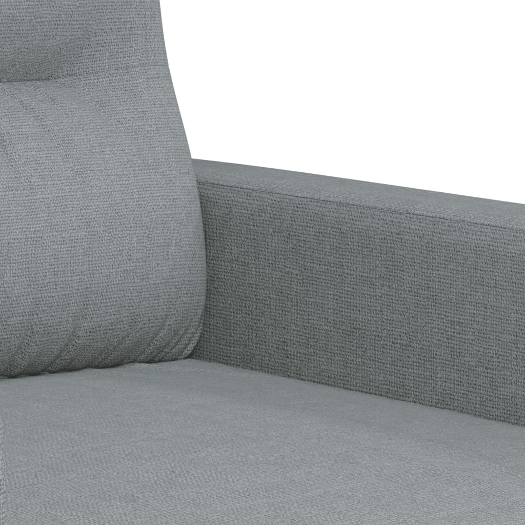 2-Seater Sofa Light Gray 47.2" Fabric