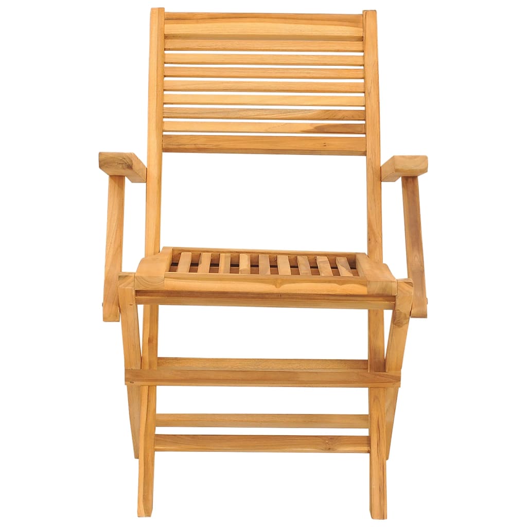 Folding Patio Chairs 2 pcs 21.7"x24.4"x35.4" Solid Wood Teak