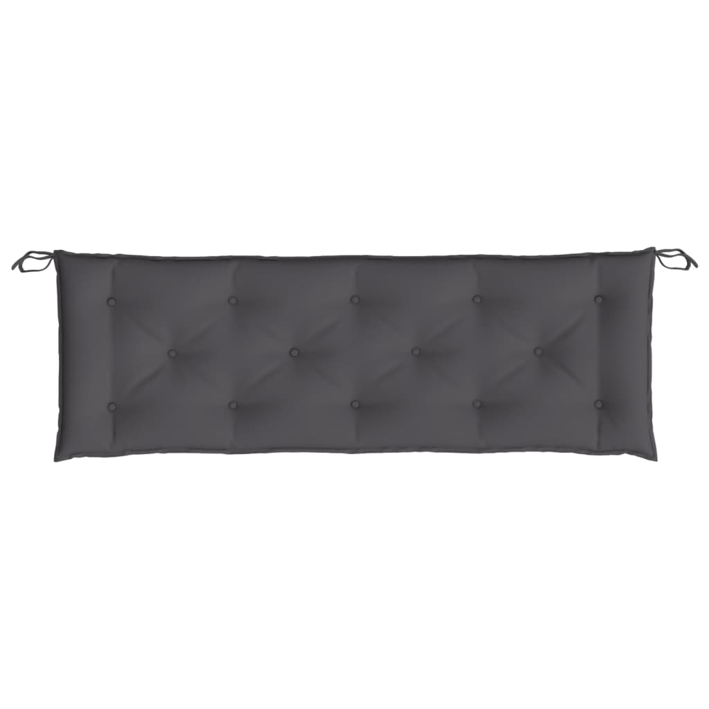 Garden Bench Cushion Anthracite 59.1"x19.7"x2.8" Oxford Fabric