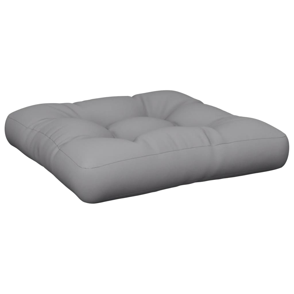 Pallet Cushion Gray 19.7"x19.7"x4.7" Fabric