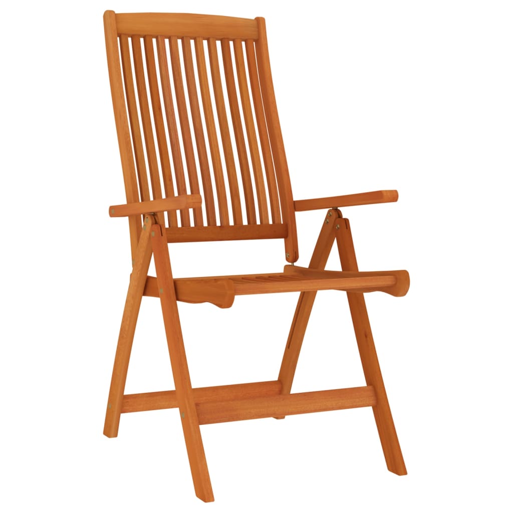 Folding Patio Chairs 4 pcs Solid Wood Eucalyptus