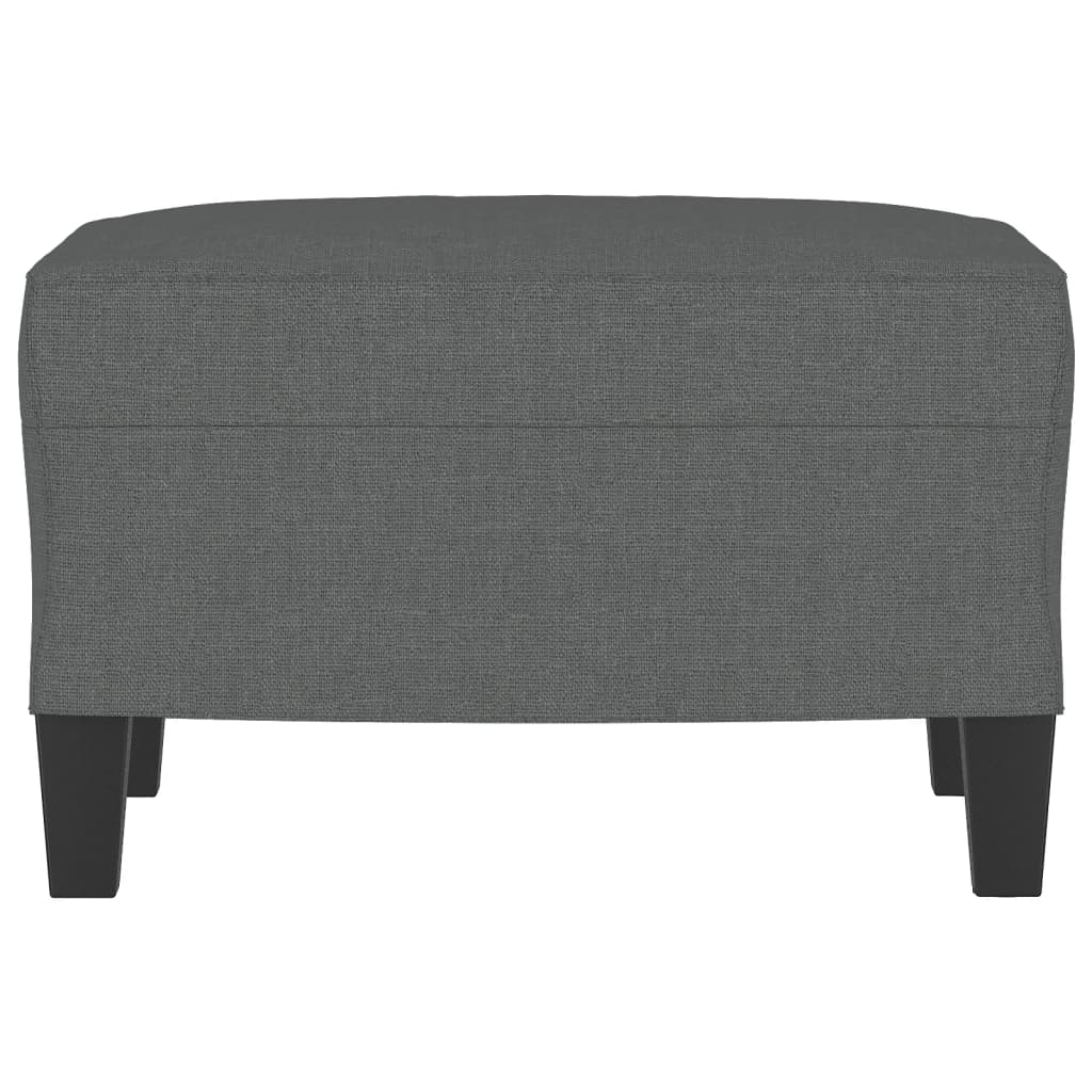 Footstool Dark Gray 23.6"x19.7"x16.1" Fabric