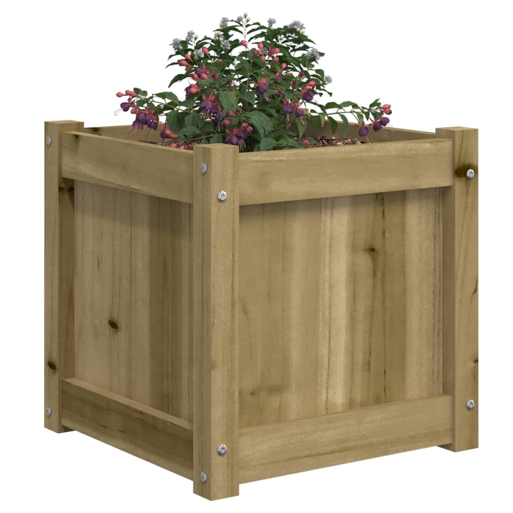 Garden Planter 15.7"x15.7"x15.7" Impregnated Wood Pine