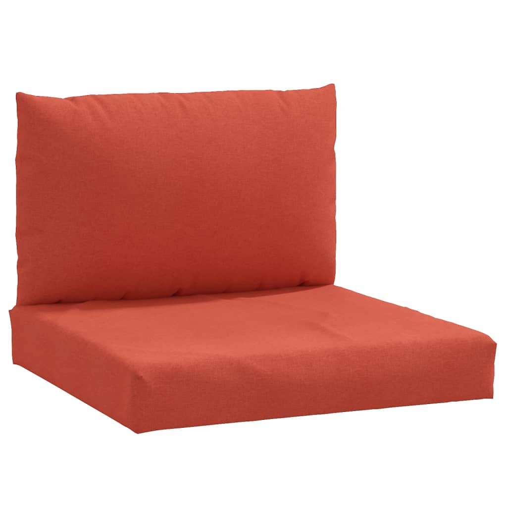 Pallet Cushions 2 pcs Melange Red Fabric