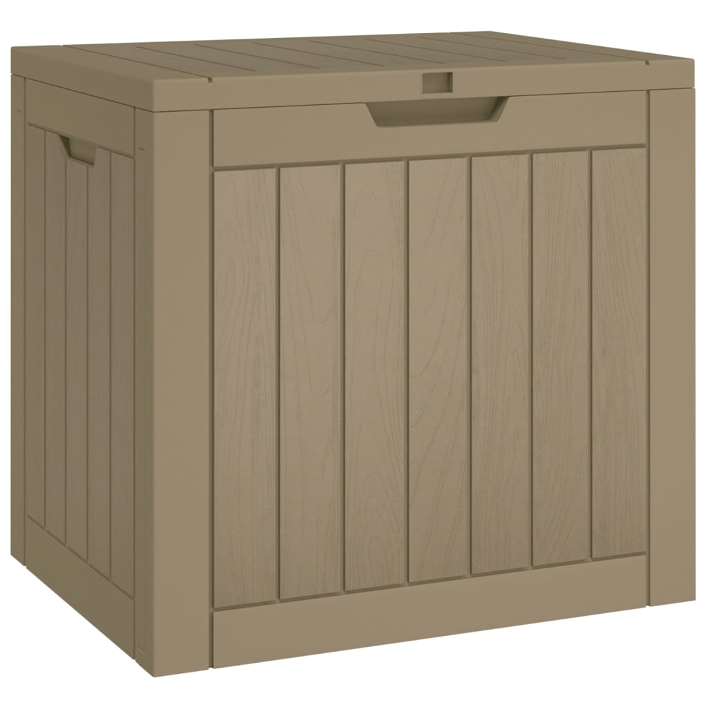 Patio Storage Box Gray 21.9"x16.9"x20.9" Polypropylene