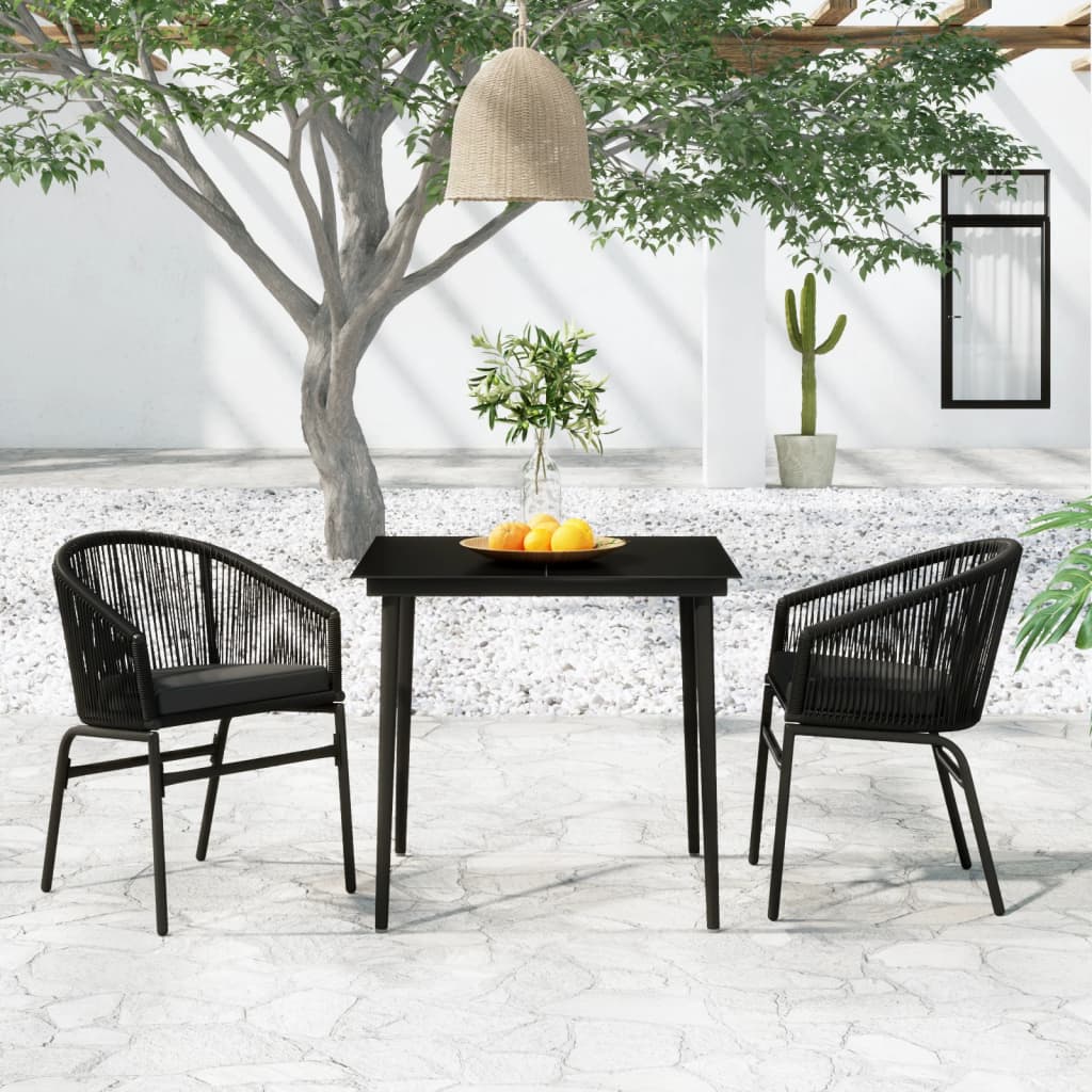 5 Piece Patio Dining Set Gray