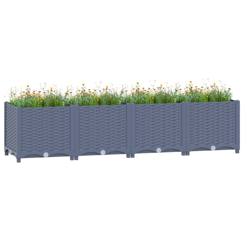 Raised Bed 31.5"x15.7"x15" Polypropylene