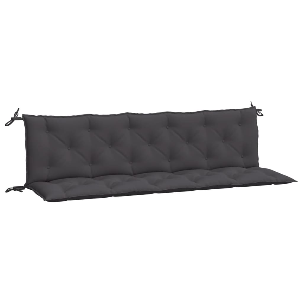 Garden Bench Cushions 2pcs Anthracite 70.9"x19.7"x2.8" Oxford Fabric