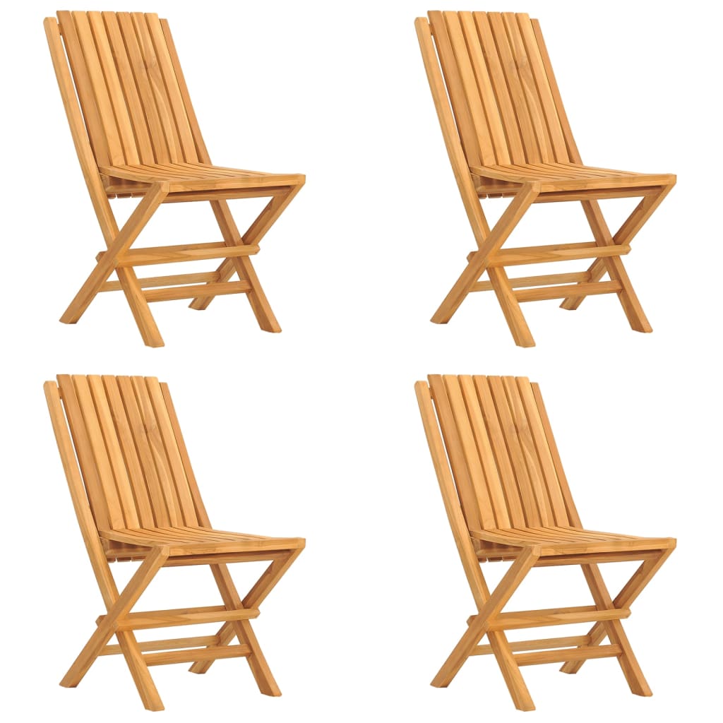 5 Piece Patio Dining Set Solid Wood Teak