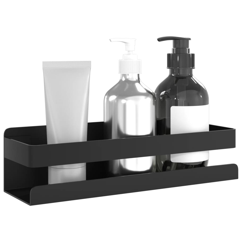 Shower Shelf Matt Black 9.1"x2.6"x2.4" Brushed 304 Stainless Steel