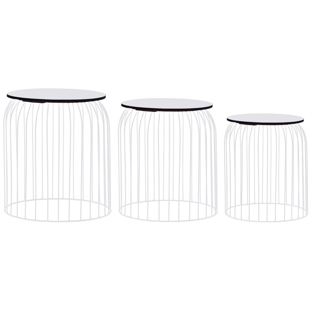 Coffee Tables 3 pcs Black