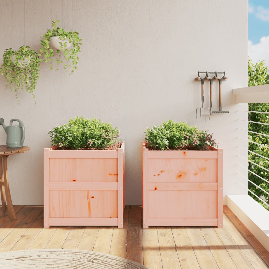 Garden Planters 2 pcs Solid Wood Douglas