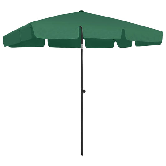 Beach Parasol Green 78.7"x49.2"