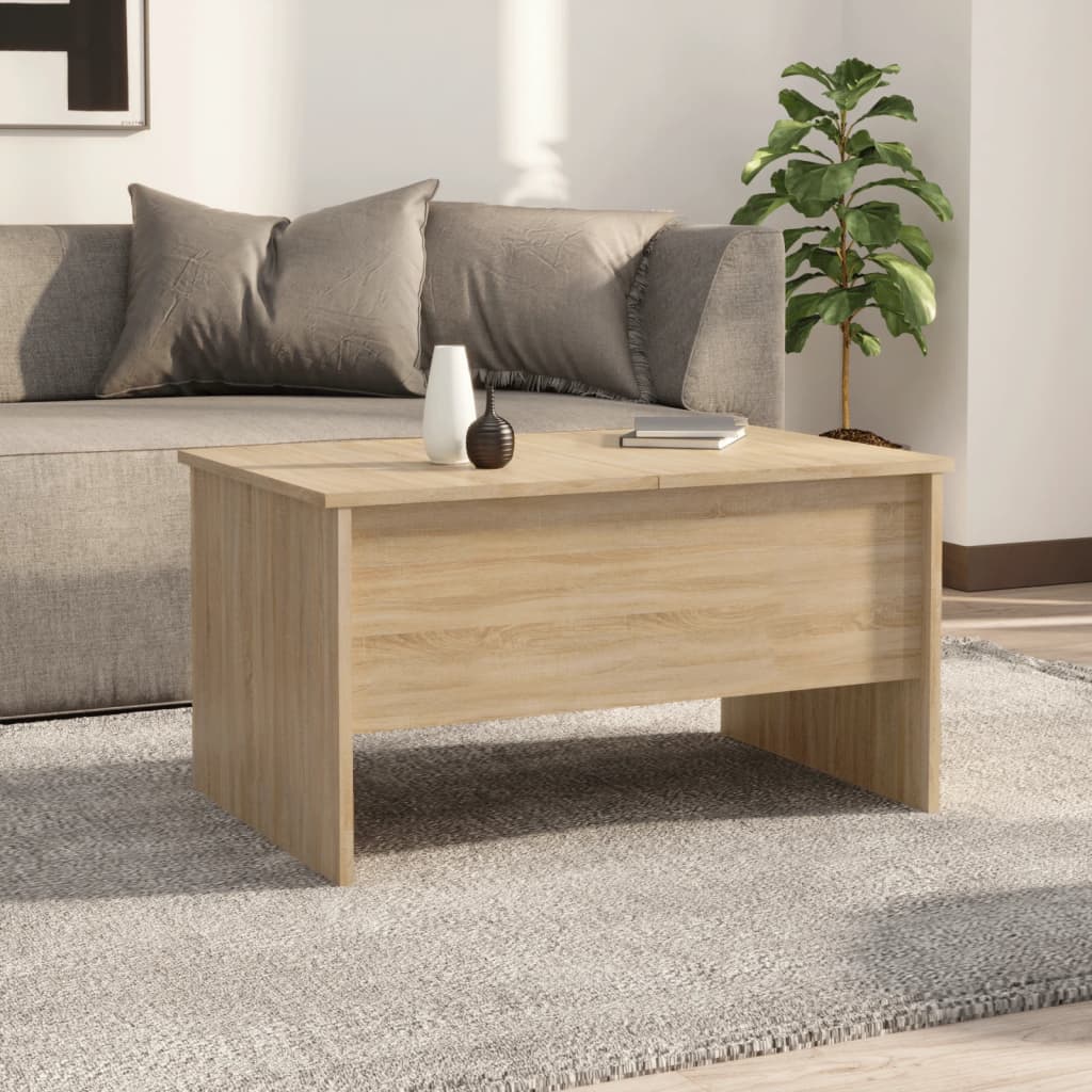 Coffee Table Sonoma Oak 31.5"x19.7"x16.7" Engineered Wood